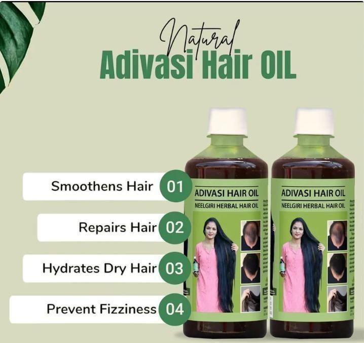 Adivasi Neelgiri Hair Oil 125ML (Pack of 2)