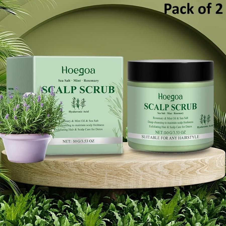 Rosemary Scalp Scrub Exfoliator (Pack of 2)